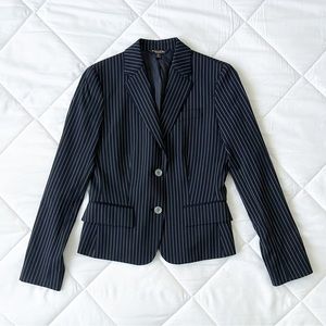 Brooks Brother Navy Blue Pinstriped Blazer